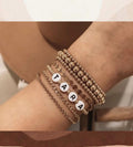 14K 4 mm Gold Filled Custom Bracelet – Personalized Size & Words