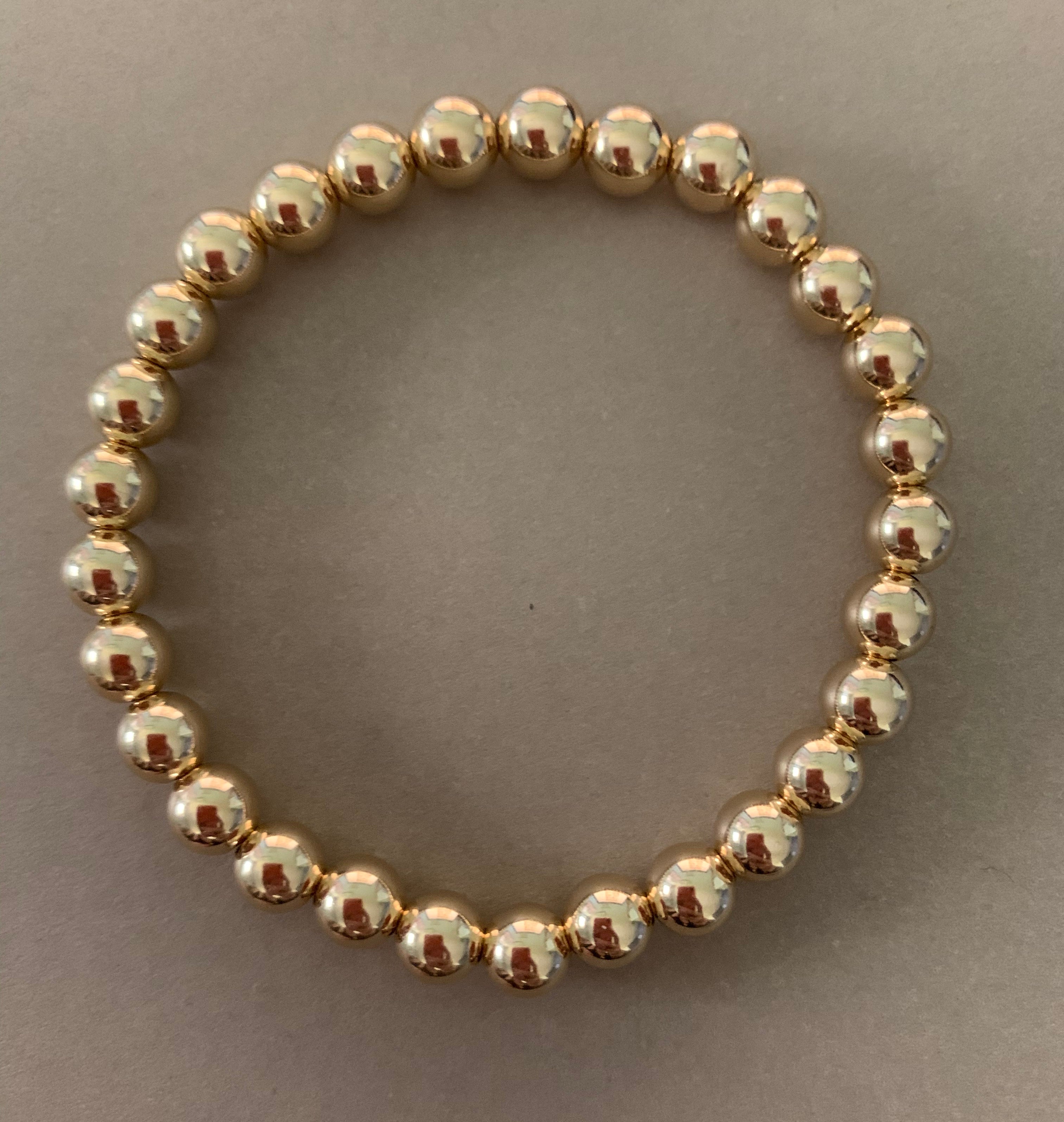 5mm Solid Bracelet – 14K Gold Filled or Sterling Silver