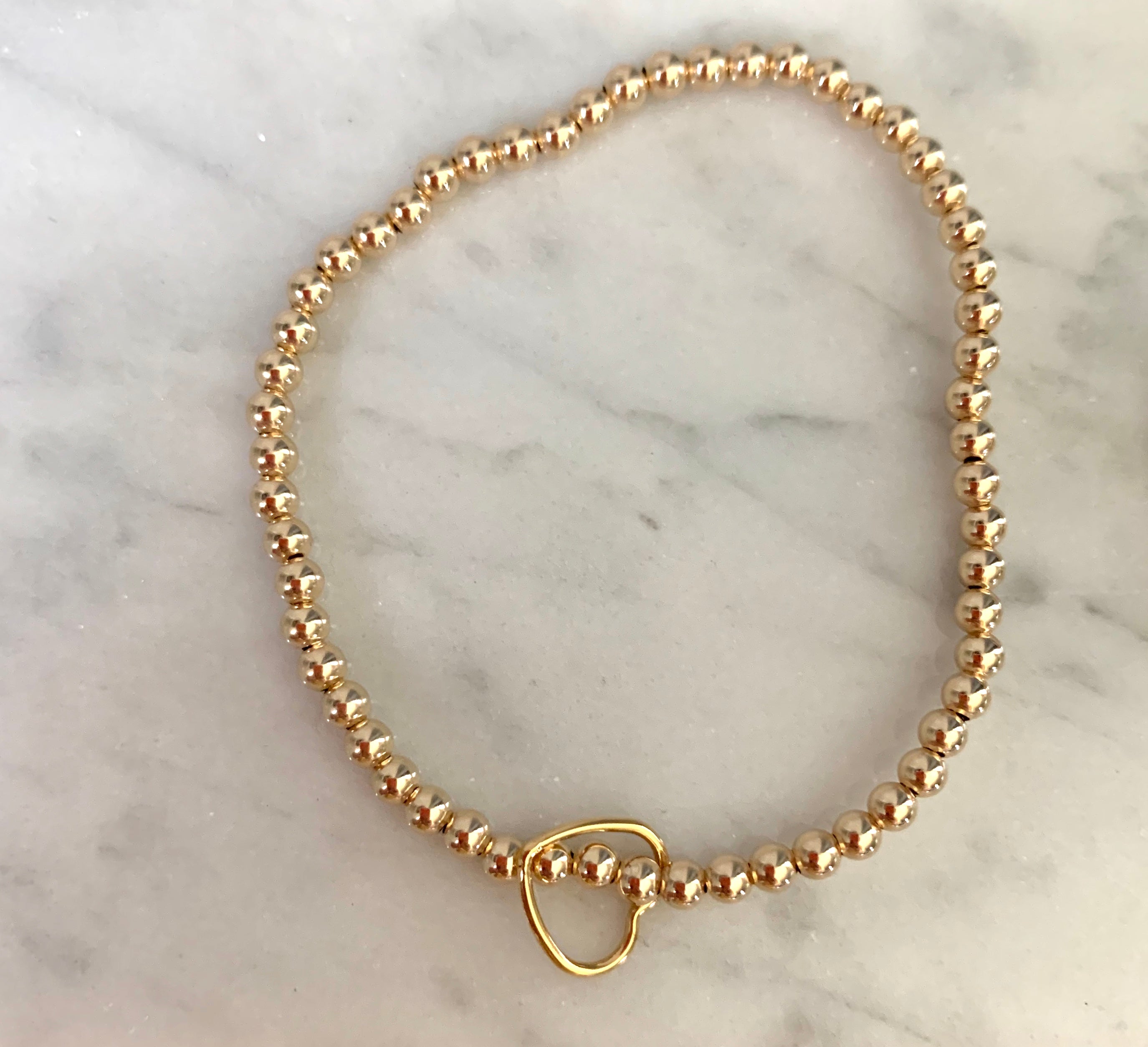 3mm Solid Bracelet – 14K Gold Filled or Sterling Silver
