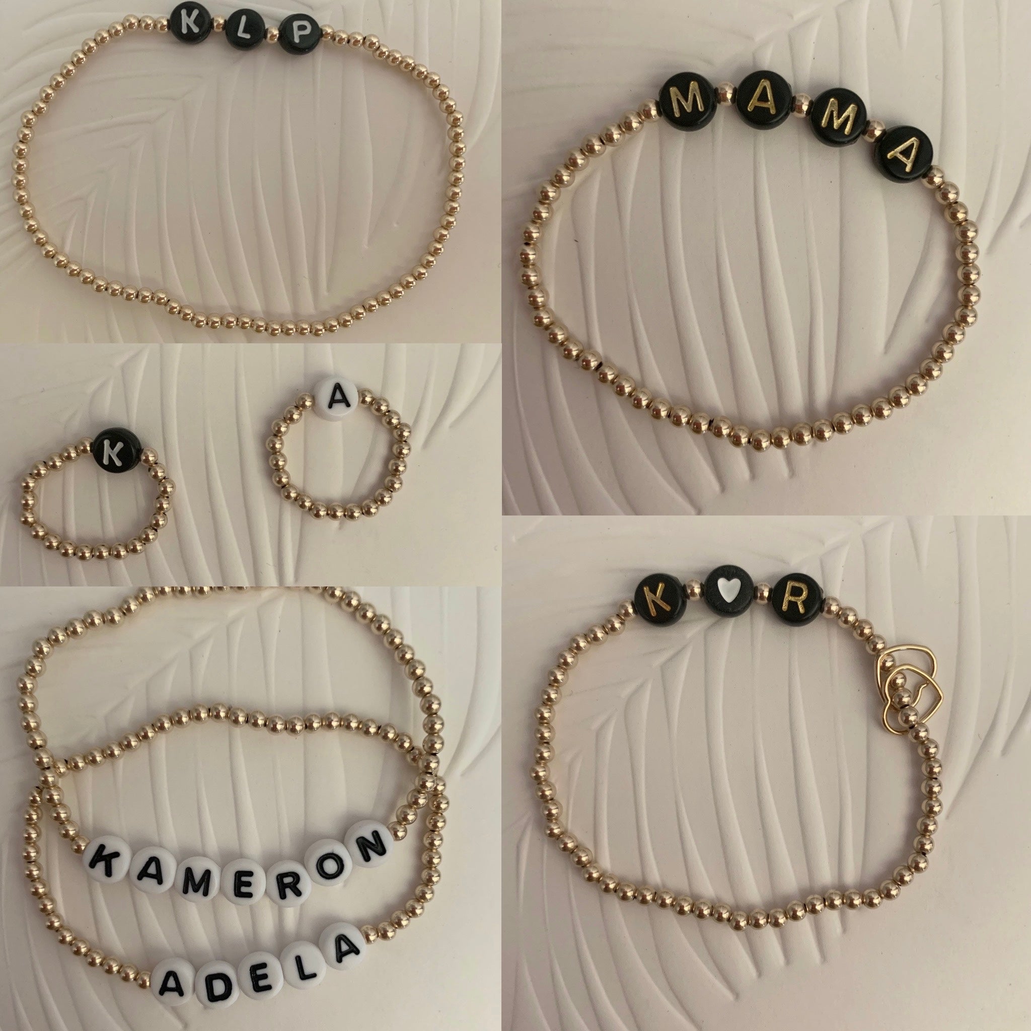 14K 3mm Gold Filled Custom Bracelet – Personalized Size & Words