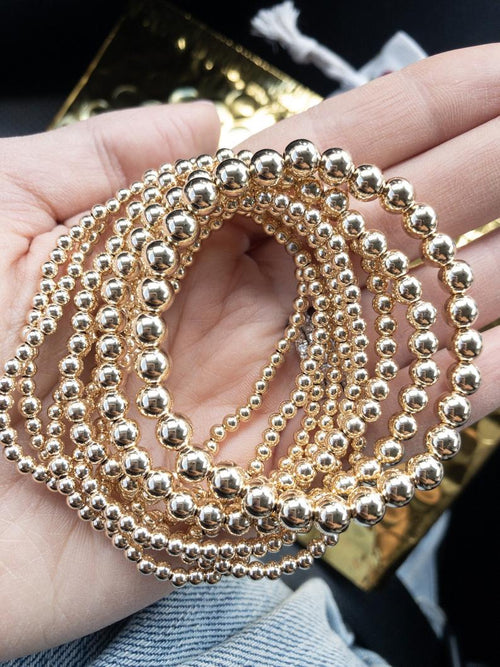 4mm Solid Bracelet – 14K Gold Filled or Sterling Silver