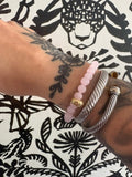 Rose Quartz + Charm
