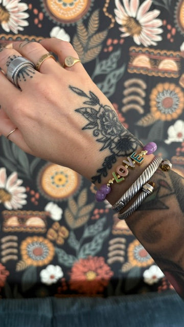 Purple Jade + Gold + LOVE